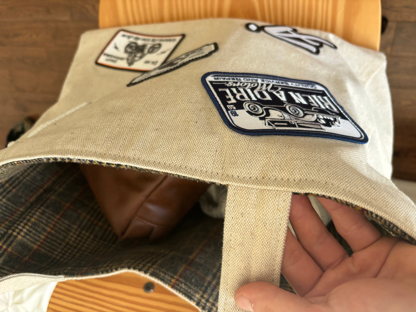 PRE-ORDER Handmade Canvas Bag - "Storyline"
