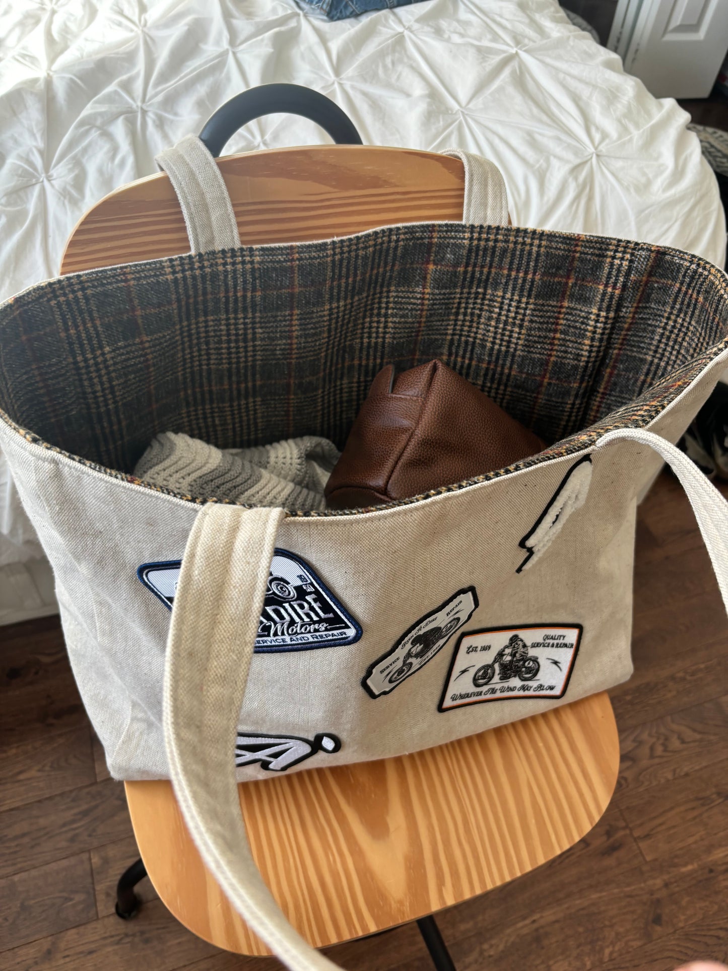 PRE-ORDER Handmade Canvas Bag - "Storyline"