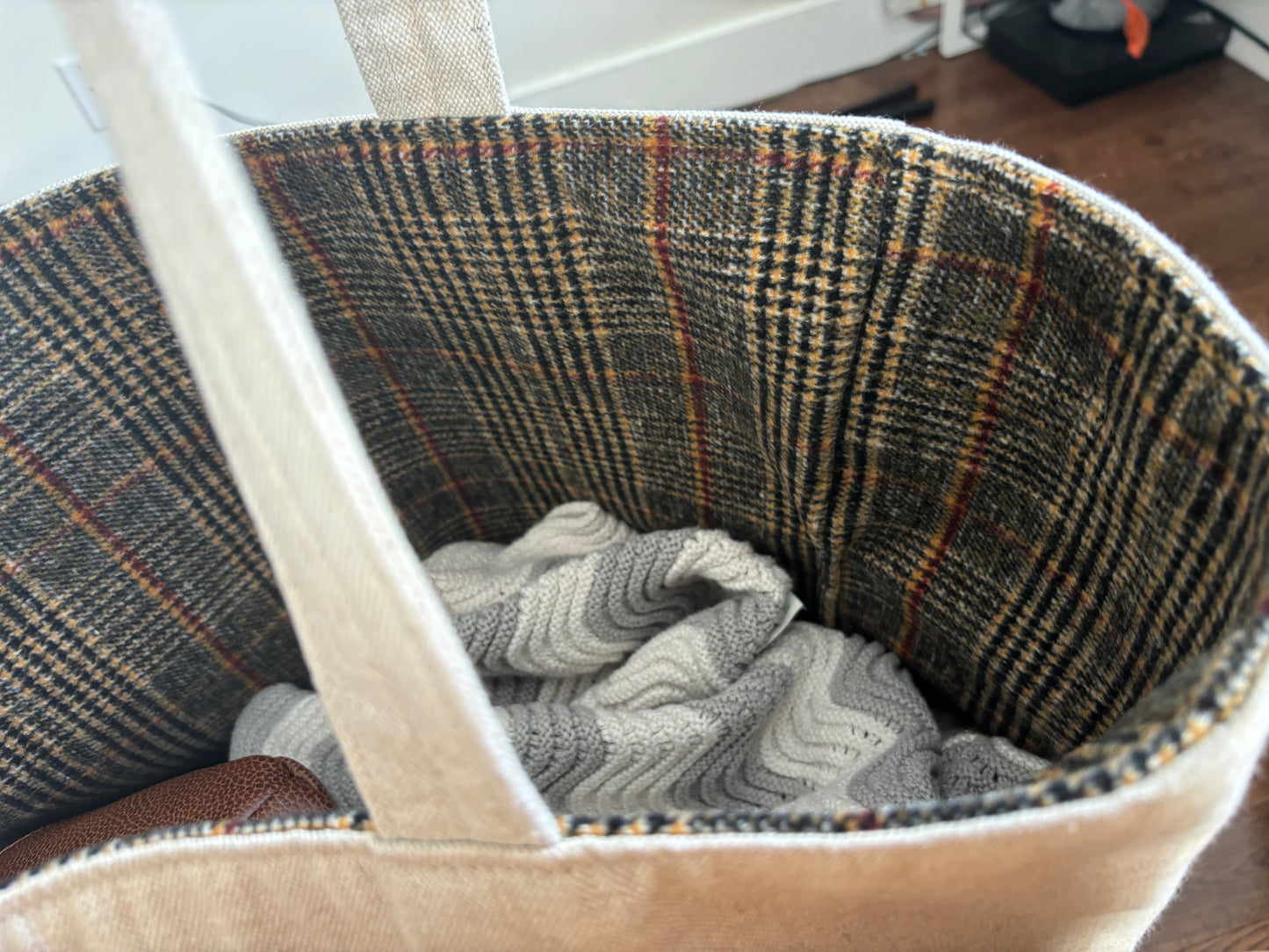 PRE-ORDER Handmade Canvas Bag - "Storyline"