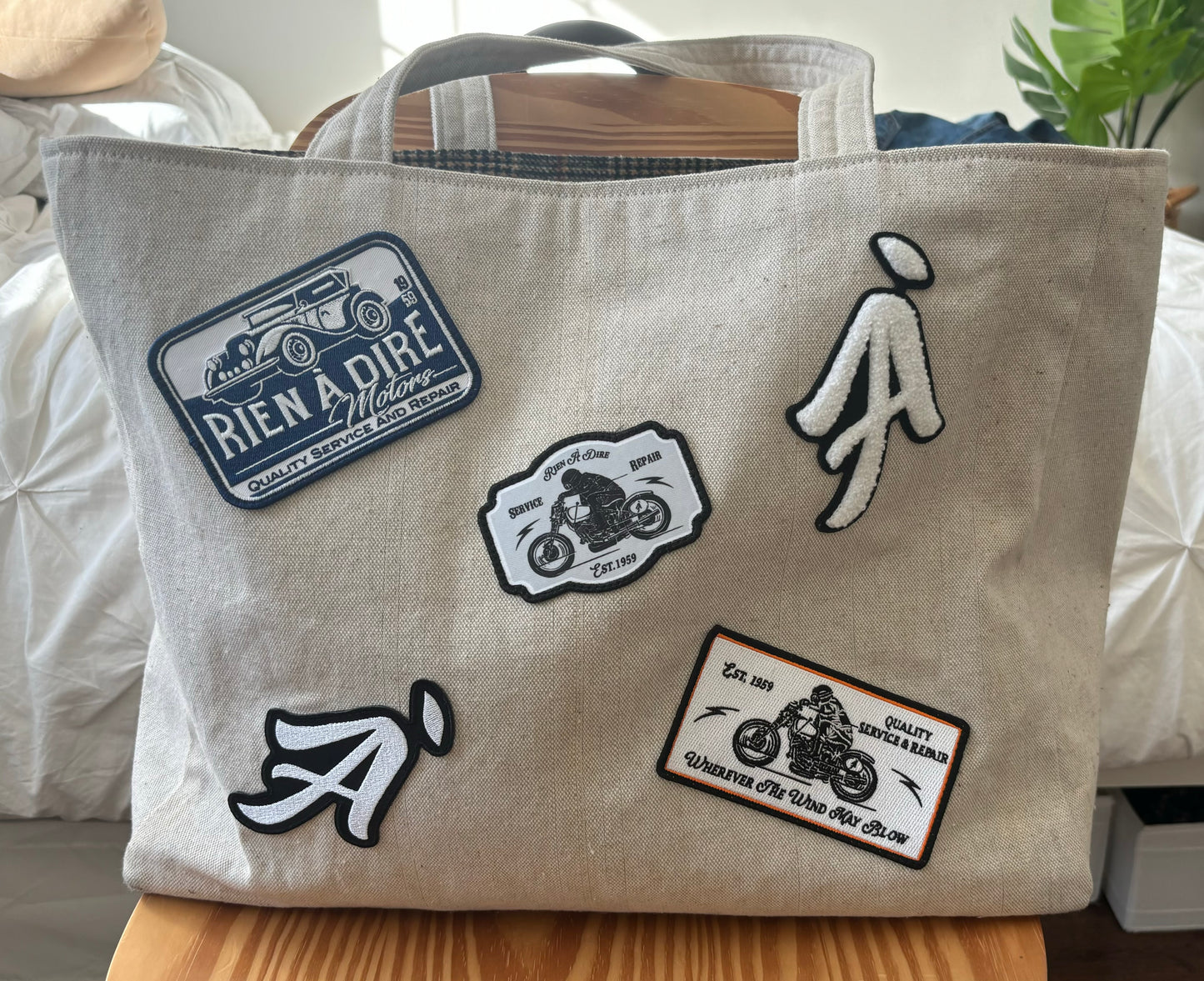 PRE-ORDER Handmade Canvas Bag - "Storyline"