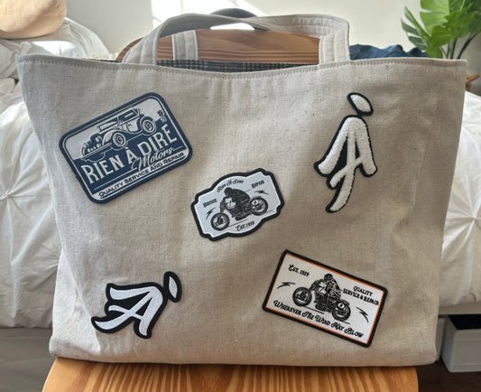 PRE-ORDER Handmade Canvas Bag - "Storyline"