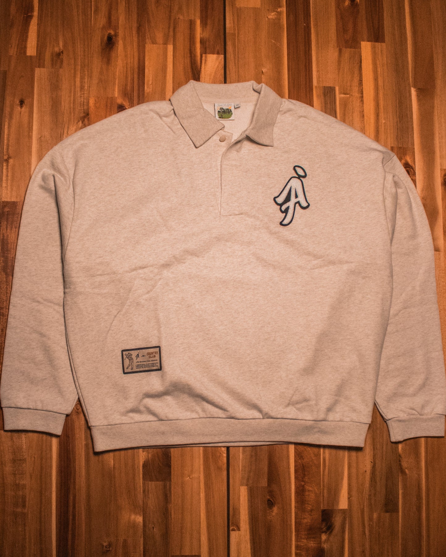 Heather Grey Golf Sweater