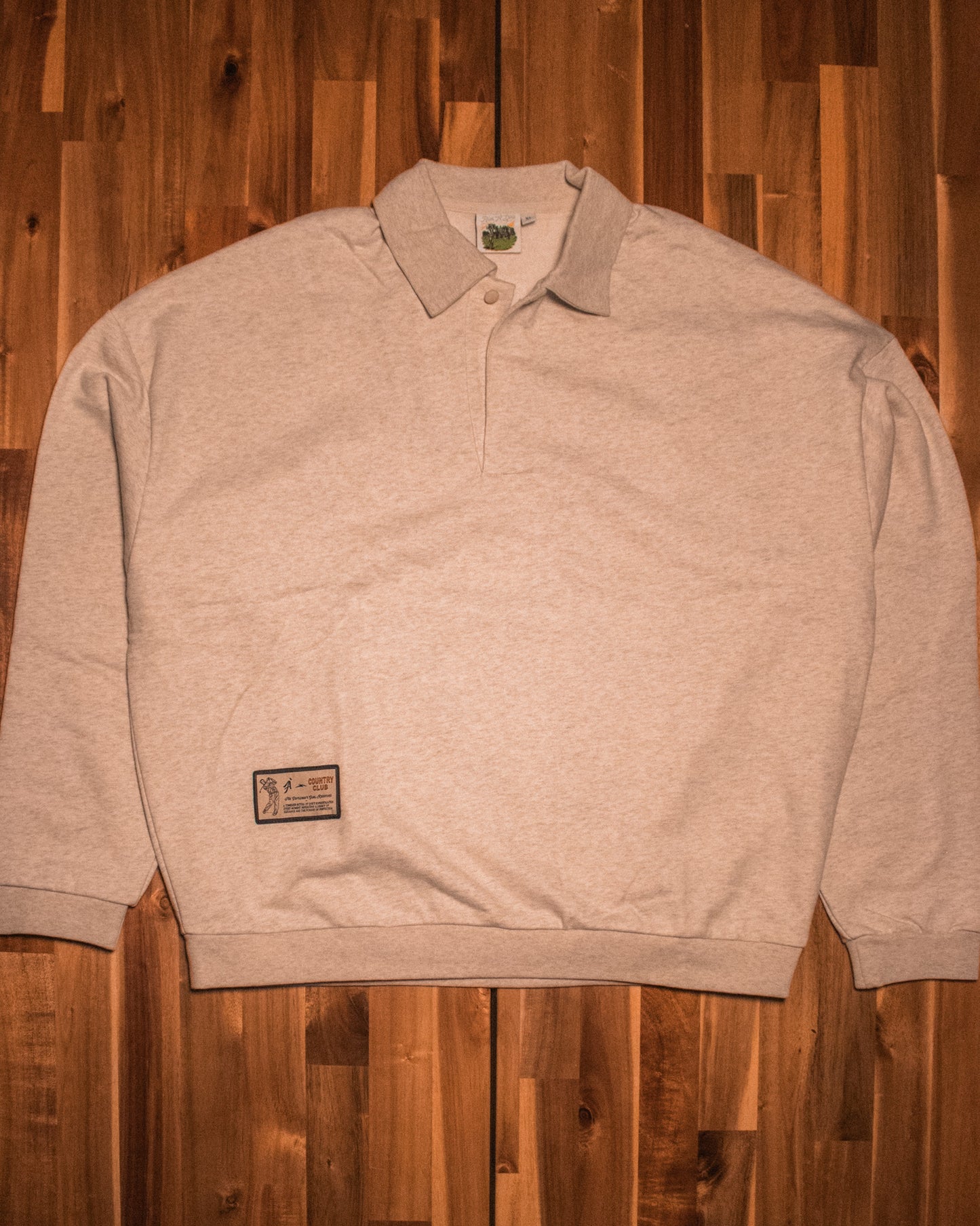 Heather Grey Golf Sweater