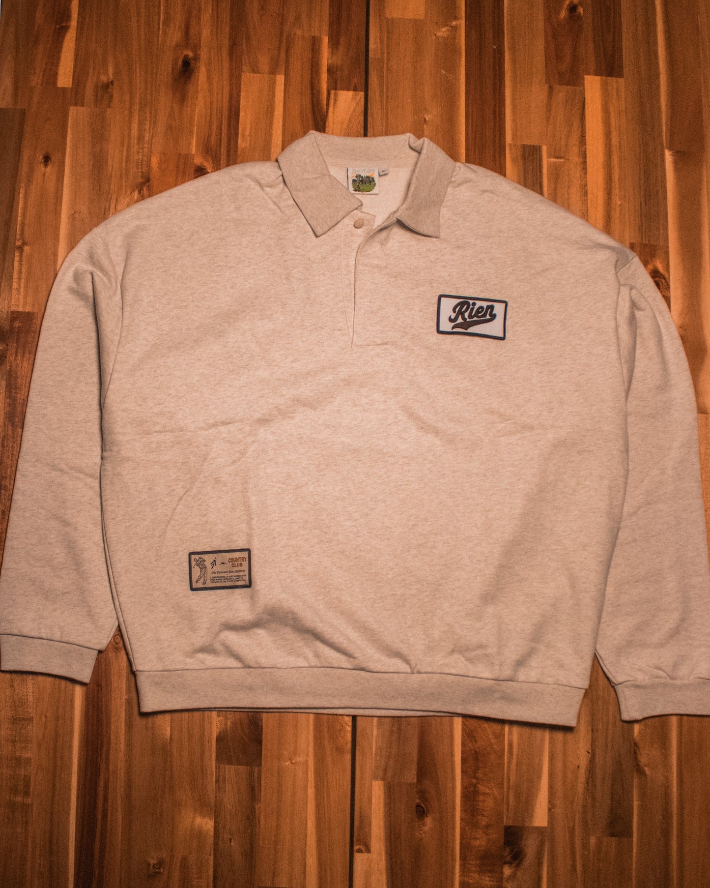 Heather Grey Golf Sweater