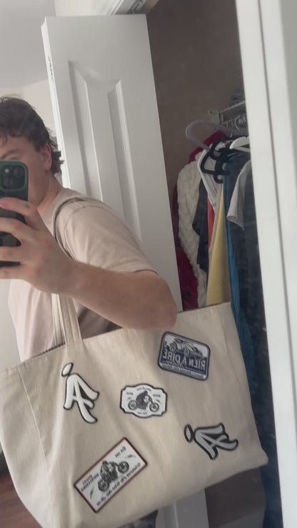 PRE-ORDER Handmade Canvas Bag - "Storyline"