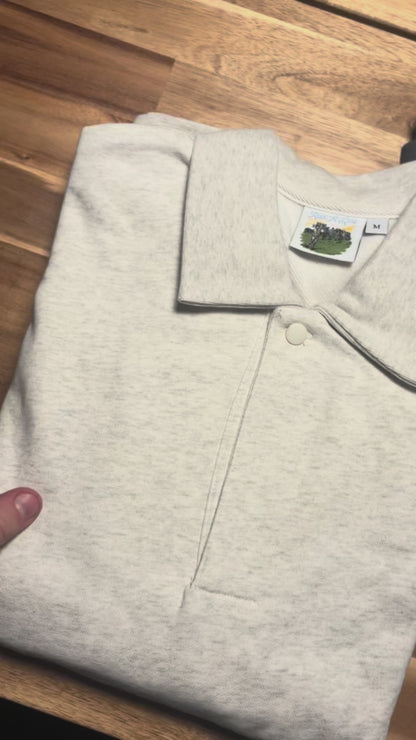 Heather Grey Golf Sweater
